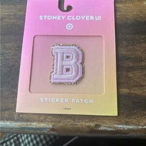 Stoney Clover Lane Pink Letter B Patch